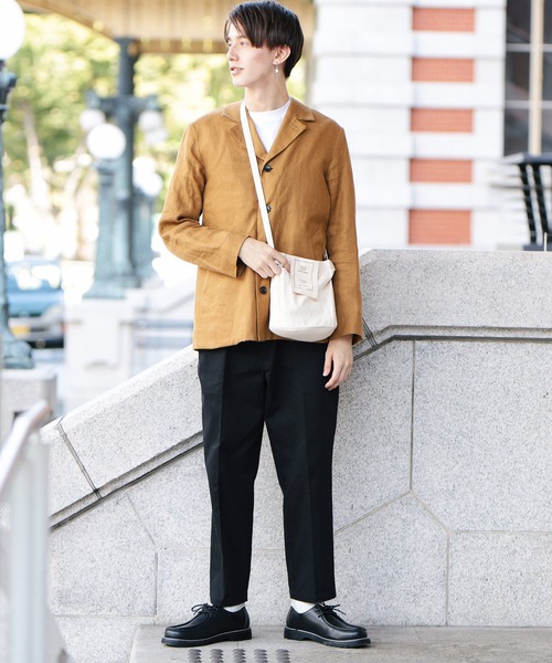 Beauty&Habit(ビューティアンドハビット)の「【Beauty&Habit】センタープレスアンクル丈テーパードチノパンツ(チノパンツ・メンズ・ブラック/ベージュ/カーキ・M/L)」の14枚目の写真