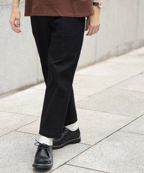 Beauty&Habit(ビューティアンドハビット)の「【Beauty&Habit】センタープレスアンクル丈テーパードチノパンツ(チノパンツ・メンズ・ブラック/ベージュ/カーキ・M/L)」の17枚目の写真