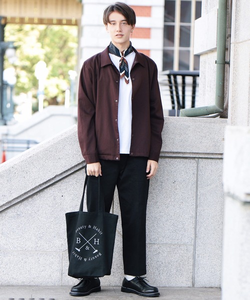 Beauty&Habit(ビューティアンドハビット)の「【Beauty&Habit】センタープレスアンクル丈テーパードチノパンツ(チノパンツ・メンズ・ブラック/ベージュ/カーキ・M/L)」の8枚目の写真