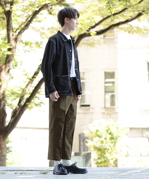 Beauty&Habit(ビューティアンドハビット)の「【Beauty&Habit】センタープレスアンクル丈テーパードチノパンツ(チノパンツ・メンズ・ブラック/ベージュ/カーキ・M/L)」の15枚目の写真