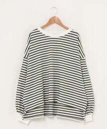 WEGO | WEGO/だぼそでボーダーTシャツ(Tシャツ/カットソー)