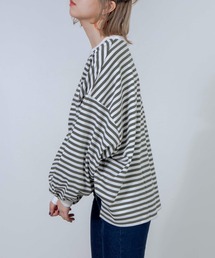 WEGO | WEGO/だぼそでボーダーTシャツ(Tシャツ/カットソー)