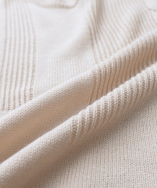 reca（レカ）の「デザインニット（ニット/セーター・レディース・カーキ/アイボリー/モカ/グレイッシュベージュ/パープル/チャコールグレー/バイオレット/グリーン/ライトベージュ・FREE）」の15枚目の写真