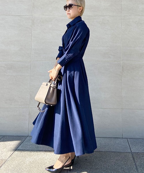 JENNE (ジェンヌ)クラシック リッチ フレア ワンピース S CLASSE