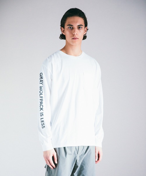 ROTTWEILER(ロットワイラー)の「P.SLEEVE LS TEE(Tシャツ/カットソー)」|ホワイト