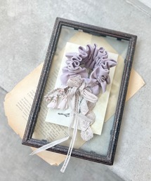 m.soeur（エムスール）の「リボンレースのシュシュ＊（シュシュ）」