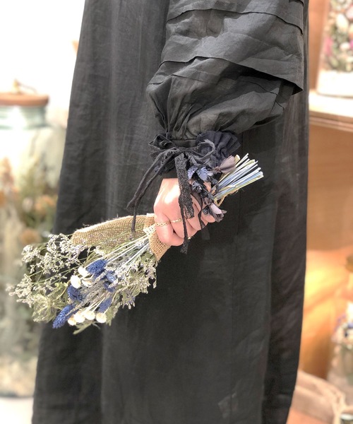 m.soeur（エムスール）の「リボンレースのシュシュ＊（シュシュ・レディース・ホワイト/ブラック/パープル/ブルー・FREE）」の6枚目の写真