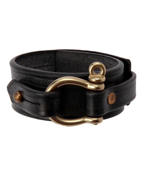 EN ROUTE(アンルート)の「M/FAIZEY SHACKLE BAND(ブレスレット・メンズ・ブラック・フリー)」の1枚目の写真
