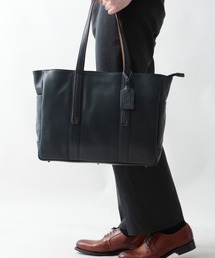 CROWDED CLOSET（クラウデッドクローゼット）の「＜SOLATINA（ソラチナ）＞マルチポケット牛革トートバッグ（トートバッグ・メンズ）」