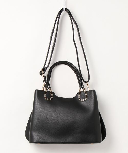 VitaFelice(ヴィータフェリーチェ)の「2wayハンドバッグ トートバッグ(トートバッグ・レディース・グリーン系その他/ベージュ系その他/ブラック/オフホワイト/スモークピンク・FREE)」の11枚目の写真