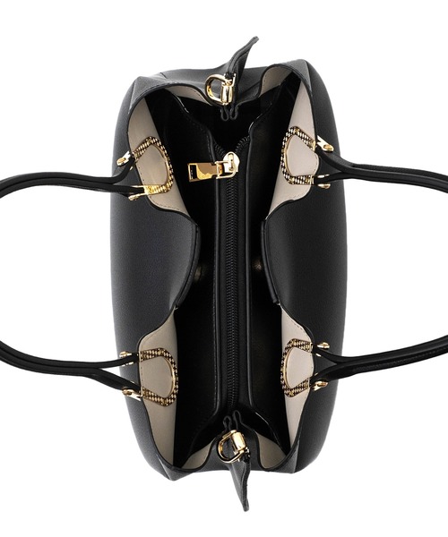 VitaFelice(ヴィータフェリーチェ)の「2wayハンドバッグ トートバッグ(トートバッグ・レディース・グリーン系その他/ベージュ系その他/ブラック/オフホワイト/スモークピンク・FREE)」の15枚目の写真