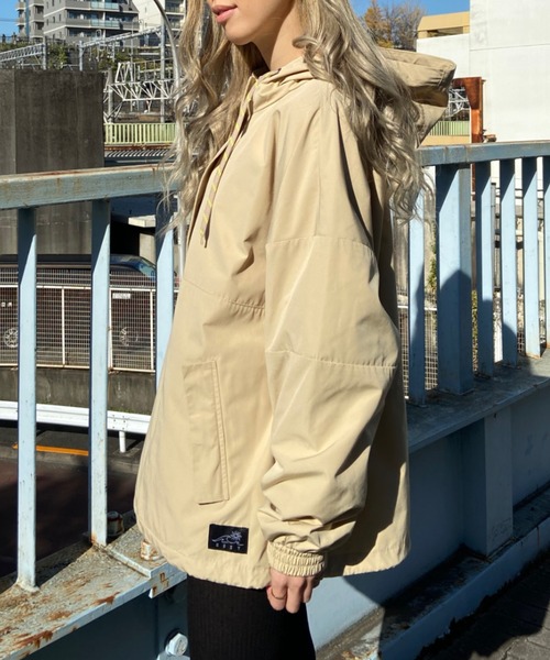 【princess】ROXY ジャンパー ベージュ ロゴ刺繍 princess】ROXY ジャンパー ベージュ ロゴ刺繍 princess】ROXY