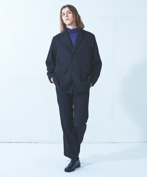 【Lui's】 2×2セットアップ ワイドテーラードジャケット ワイドスラックス Lui's】 2×2セットアップ ワイドテーラードジャケット ワイド