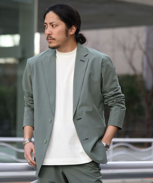 SHIPS(シップス)の「【WEB限定】SHIPS: 形態安定 防シワ加工 テレワーク ビズ リラックスフィット クルーネック Tシャツ (ロンT)(Tシャツ/カットソー・メンズ・ホワイト/チャコールグレー/ネイビー/ブルー・SMALL/MEDIUM/LARGE/X-LARGE/XX-LARGE)」の9枚目の写真