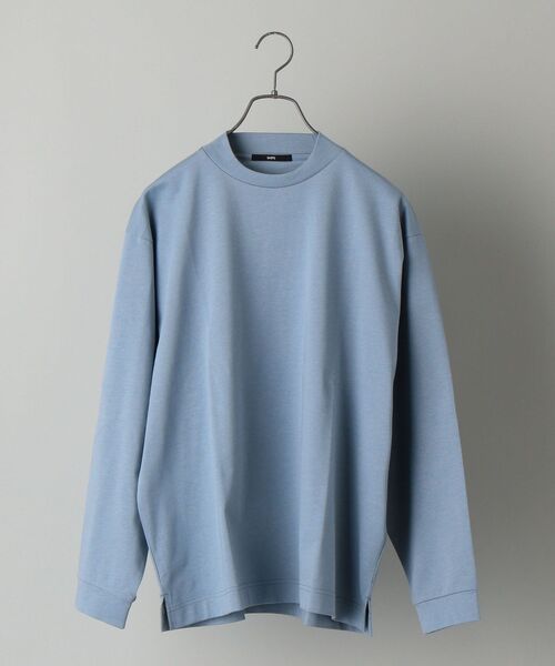 SHIPS(シップス)の「【WEB限定】SHIPS: 形態安定 防シワ加工 テレワーク ビズ リラックスフィット クルーネック Tシャツ (ロンT)(Tシャツ/カットソー・メンズ・ホワイト/チャコールグレー/ネイビー/ブルー・SMALL/MEDIUM/LARGE/X-LARGE/XX-LARGE)」の16枚目の写真