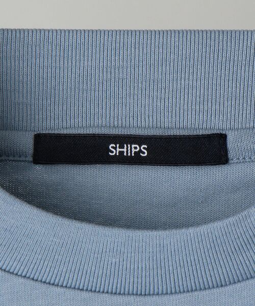 SHIPS(シップス)の「【WEB限定】SHIPS: 形態安定 防シワ加工 テレワーク ビズ リラックスフィット クルーネック Tシャツ (ロンT)(Tシャツ/カットソー・メンズ・ホワイト/チャコールグレー/ネイビー/ブルー・SMALL/MEDIUM/LARGE/X-LARGE/XX-LARGE)」の19枚目の写真