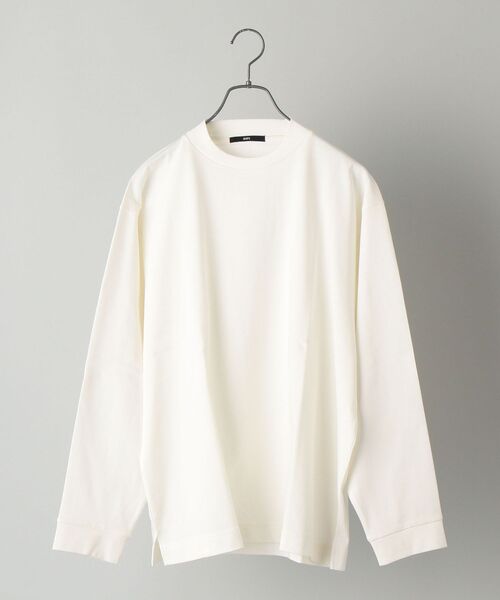 SHIPS(シップス)の「【WEB限定】SHIPS: 形態安定 防シワ加工 テレワーク ビズ リラックスフィット クルーネック Tシャツ (ロンT)(Tシャツ/カットソー・メンズ・ホワイト/チャコールグレー/ネイビー/ブルー・SMALL/MEDIUM/LARGE/X-LARGE/XX-LARGE)」の21枚目の写真