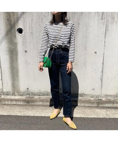 JELLY BEANS(ジェリービーンズ)の「シアーコンビフラットパンプス(204-32633)JELLY BEANS(ジェリービーンズ)(パンプス・レディース・ブラック/ベージュ/イエロー・23/24/22.5/24.5/23.5)」の22枚目の写真