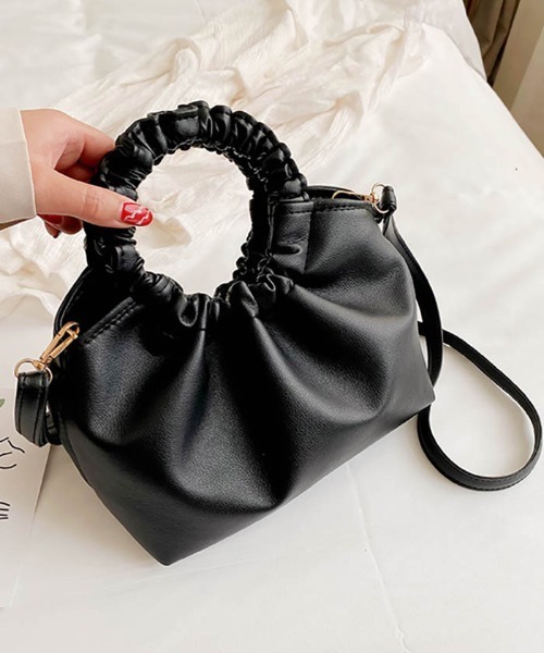 Laquju ラクジュ　黒 レザー ハンドバッグ ショルダーバッグ 楽天市場】ラクジュ（バッグ・小物・ブランド雑貨）の通販