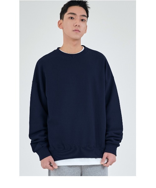 ACOVER(オコボ)の「『ACOVER/オコボ』TUMBLE SWEAT SHIRT/タンブル ロングスリーブ スウェットシャツ(スウェット・レディース・ブラック/イエロー/ネイビー/ブルー/ピンク/アイボリー/グレー/ライトグリーン・M/L)」の5枚目の写真