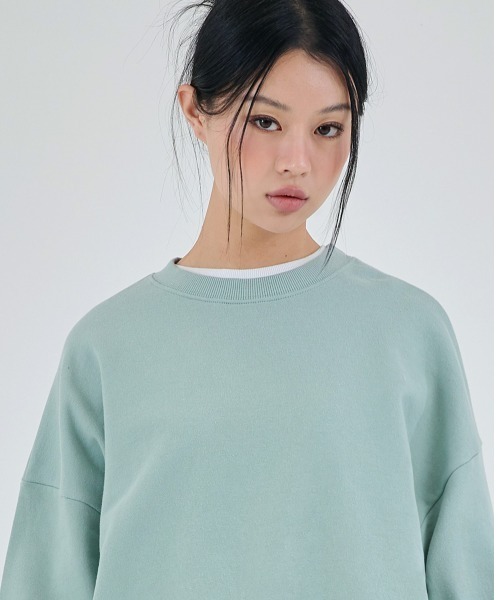 ACOVER(オコボ)の「『ACOVER/オコボ』TUMBLE SWEAT SHIRT/タンブル ロングスリーブ スウェットシャツ(スウェット・レディース・ブラック/イエロー/ネイビー/ブルー/ピンク/アイボリー/グレー/ライトグリーン・M/L)」の1枚目の写真