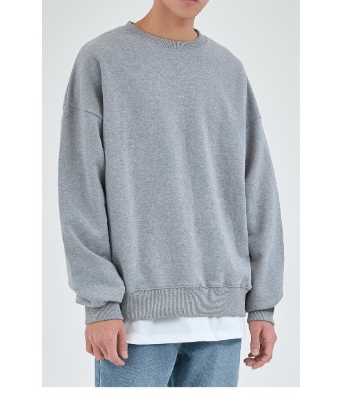 ACOVER(オコボ)の「『ACOVER/オコボ』TUMBLE SWEAT SHIRT/タンブル ロングスリーブ スウェットシャツ(スウェット・レディース・ブラック/イエロー/ネイビー/ブルー/ピンク/アイボリー/グレー/ライトグリーン・M/L)」の16枚目の写真