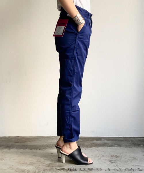 MONT KEMMEL(モンケメル)の「ST:MONT KEMEL PANTALON WORK PANTS/モンケメル ワークパンツ(チノパンツ・レディース・ベージュ/ブルー/ネイビー/ブラック・38/40/42/36)」の16枚目の写真