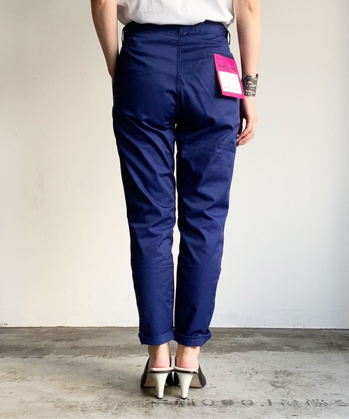 MONT KEMMEL(モンケメル)の「ST:MONT KEMEL PANTALON WORK PANTS/モンケメル ワークパンツ(チノパンツ・レディース・ベージュ/ブルー/ネイビー/ブラック・38/40/42/36)」の17枚目の写真