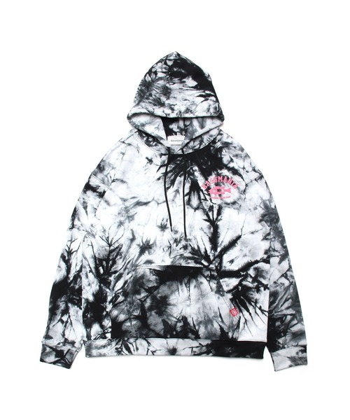 バスマニア BASSMANIA パーカー フーディ L ハーフジップ バスマニア