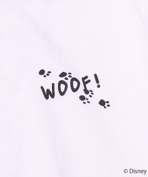 FREAK'S STORE（フリークスストア）の「WEB限定 【101 Dalmatians】FREAK'S STORE 別注 バックプリントクルーネックTシャツ/ビッグシルエット/アニメプリント（Tシャツ/カットソー・メンズ・ホワイト/ブラック/サックスブルー/ピンク・SMALL/MEDIUM/LARGE）」の5枚目の写真