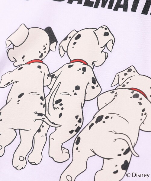 FREAK'S STORE（フリークスストア）の「WEB限定 【101 Dalmatians】FREAK'S STORE 別注 バックプリントクルーネックTシャツ/ビッグシルエット/アニメプリント（Tシャツ/カットソー・メンズ・ホワイト/ブラック/サックスブルー/ピンク・SMALL/MEDIUM/LARGE）」の15枚目の写真