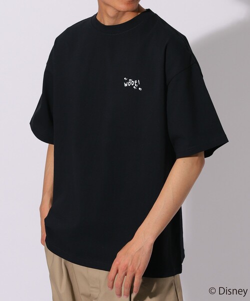 FREAK'S STORE（フリークスストア）の「WEB限定 【101 Dalmatians】FREAK'S STORE 別注 バックプリントクルーネックTシャツ/ビッグシルエット/アニメプリント（Tシャツ/カットソー・メンズ・ホワイト/ブラック/サックスブルー/ピンク・SMALL/MEDIUM/LARGE）」の12枚目の写真