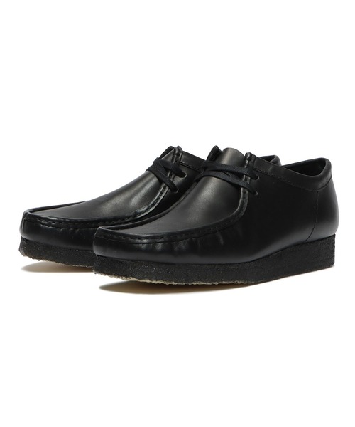 Clarks(クラークス)の「Wallabee 261555147(モカシン/デッキシューズ・メンズ・ブラック系その他・9/9h/8h/11/10h/10/8/6/7/6h/7h)」の2枚目の写真