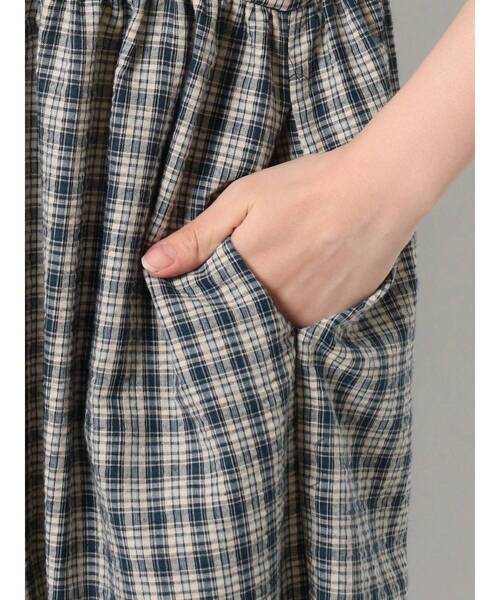 merry jenny（メリージェニー）の「スリーブリボンアシメチェックワンピース（ワンピース・レディース・ピンク/ブルー/ネイビー・FREE）」の18枚目の写真