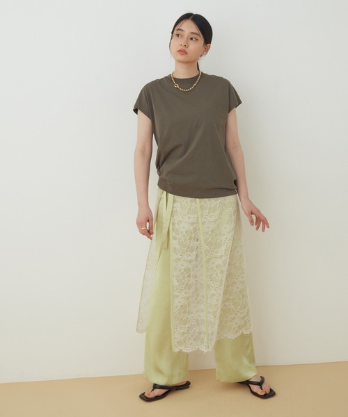 ADAM ET ROPE'(アダムエロペ)の「【SETアイテム】レース付サテンパンツ(その他パンツ・レディース・オレンジ/イエロー系その他・FREE)」の8枚目の写真