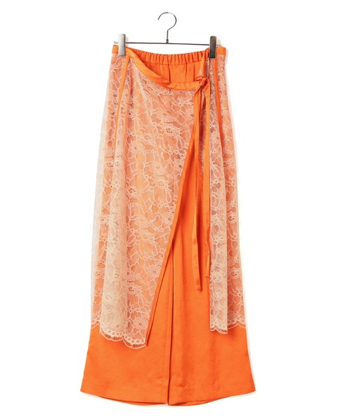 ADAM ET ROPE'(アダムエロペ)の「【SETアイテム】レース付サテンパンツ(その他パンツ・レディース・オレンジ/イエロー系その他・FREE)」の9枚目の写真