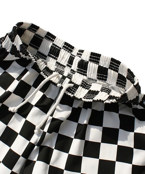 COOKMAN(クックマン)の「Cookman クックマン シェフショートパンツ ハーフパンツ イージーパンツ チェッカー(その他パンツ・メンズ・ブラック・SMALL/MEDIUM/LARGE/X-LARGE)」の9枚目の写真