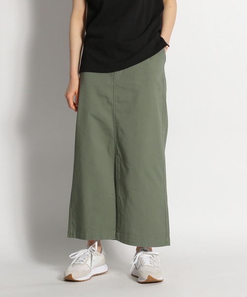niko and...(ニコアンド)の「ツイルストレートスカート(スカート・レディース・ブラック/カーキ/アイボリー・MEDIUM/LARGE)」の3枚目の写真
