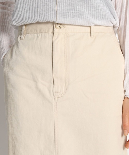 niko and...(ニコアンド)の「ツイルストレートスカート(スカート・レディース・ブラック/カーキ/アイボリー・MEDIUM/LARGE)」の4枚目の写真