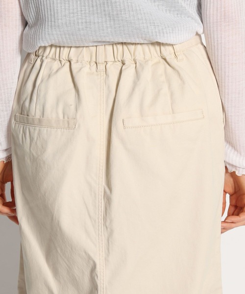 niko and...(ニコアンド)の「ツイルストレートスカート(スカート・レディース・ブラック/カーキ/アイボリー・MEDIUM/LARGE)」の11枚目の写真
