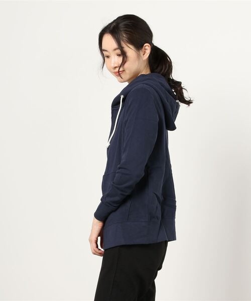 AS KNOW AS PINKY(アズノゥアズピンキー)の「Champion☆ZIPフーディー(パーカー・レディース・ネイビー/ミント/グレー/オフホワイト・M)」の11枚目の写真