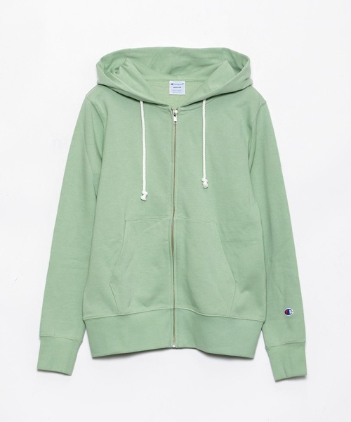 AS KNOW AS PINKY(アズノゥアズピンキー)の「Champion☆ZIPフーディー(パーカー・レディース・ネイビー/ミント/グレー/オフホワイト・M)」の3枚目の写真