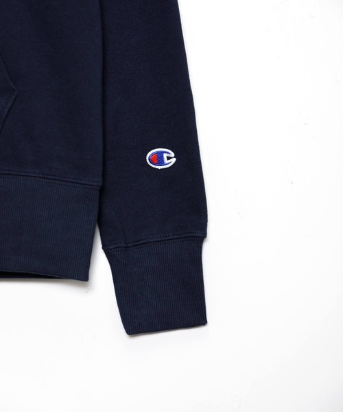 AS KNOW AS PINKY(アズノゥアズピンキー)の「Champion☆ZIPフーディー(パーカー・レディース・ネイビー/ミント/グレー/オフホワイト・M)」の12枚目の写真