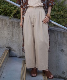 NICOLE white | ワイドストレートパンツ(その他パンツ)