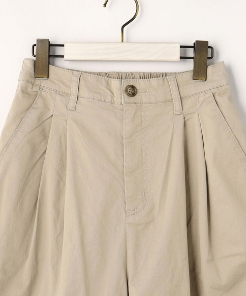 NICOLE white(ニコルホワイト)の「ワイドストレートパンツ(その他パンツ・レディース・カーキ/ベージュ/ネイビー・FREE)」の12枚目の写真