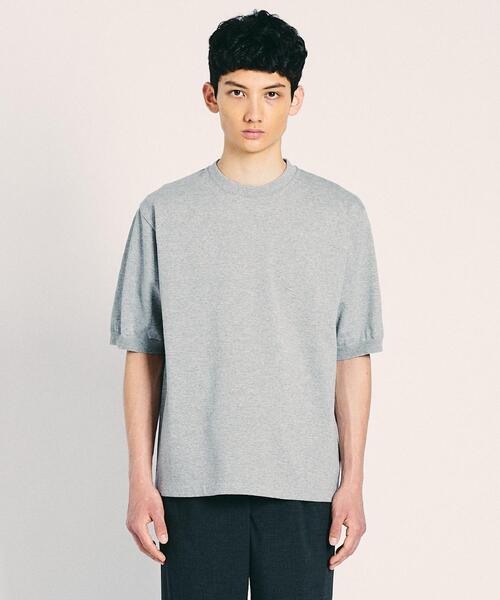 BATONER（バトナー）の「＜BATONER（バトナー）＞ 【別注】ハイカウント クルーネック（ニット/セーター・メンズ・ホワイト/グレー/コバルトブルー・3/2/1）」の3枚目の写真