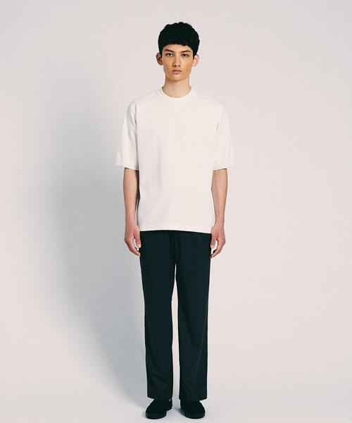 BATONER（バトナー）の「＜BATONER（バトナー）＞ 【別注】ハイカウント クルーネック（ニット/セーター・メンズ・ホワイト/グレー/コバルトブルー・3/2/1）」の10枚目の写真