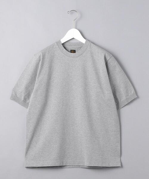 BATONER（バトナー）の「＜BATONER（バトナー）＞ 【別注】ハイカウント クルーネック（ニット/セーター・メンズ・ホワイト/グレー/コバルトブルー・3/2/1）」の8枚目の写真