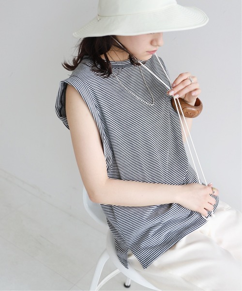 SLOBE citron.（スローブシトロン）の「SLOBE citron. BIGポッケノースリーブ【手洗い可能】◆（Tシャツ/カットソー・レディース・ホワイト/ベージュ/カーキ/ブラック系その他・FREE）」の22枚目の写真
