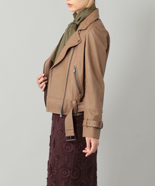 diagram レザージャケット　ライダース セール】ベルト付ライダースジャケット（ライダースジャケット